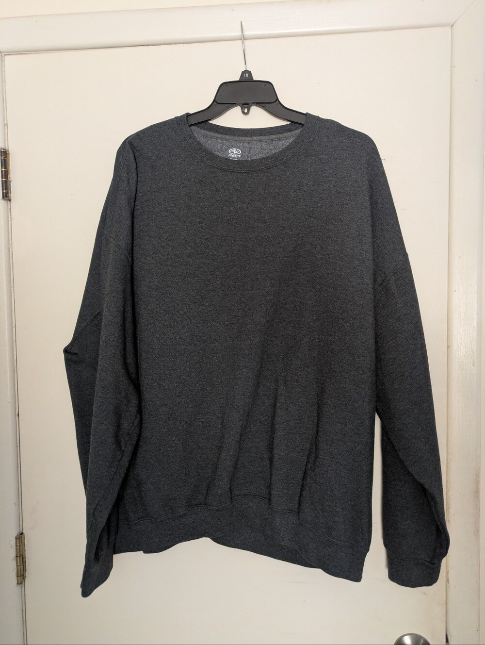 Athletic Works Charcoal Gray Fleece Crewneck Sweatshirt 3XL